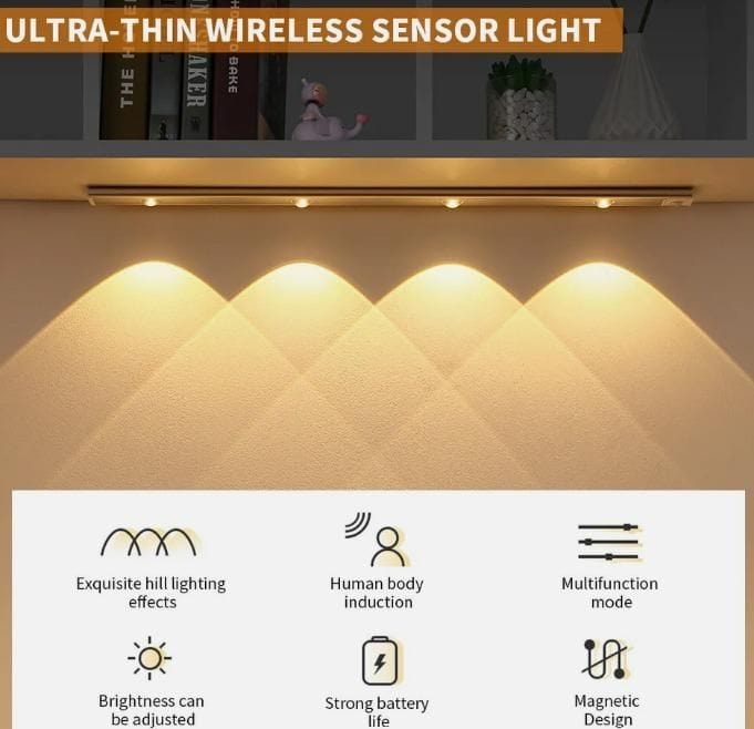 SenseShine™ LED Motion Sensor Cabinet Light